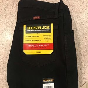 Rustler Black Heavy weight work Jeans Size- 30x30